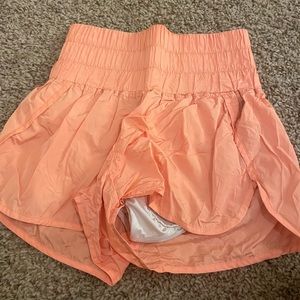 Free People the Way Home Bright Orange Shorts - Size Small